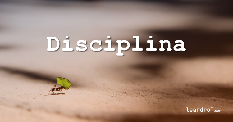 Disciplina no es hacerlo todos los días